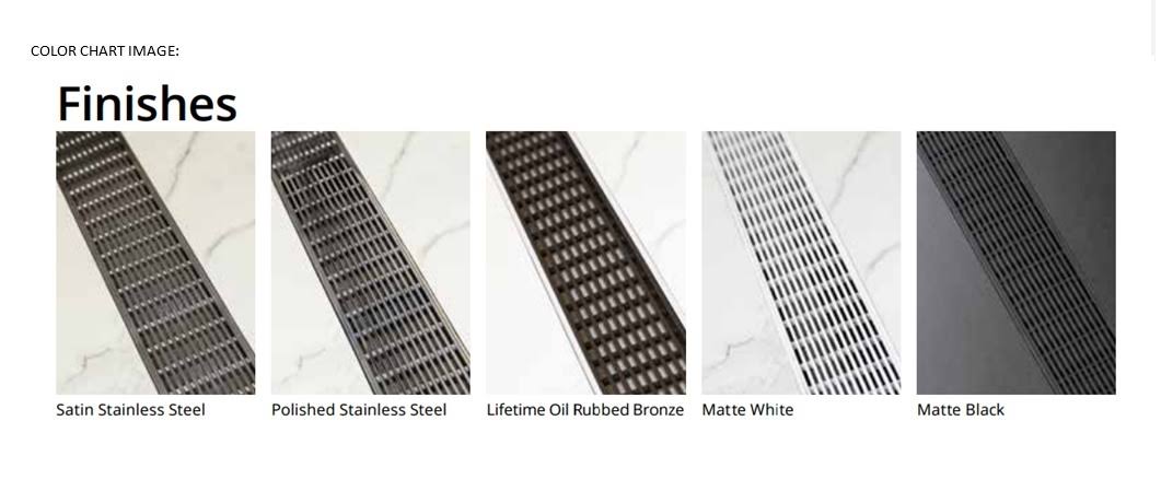 60 inch Drain Grate - Bronze F95489