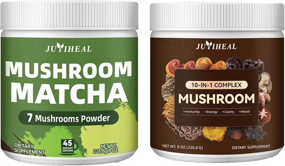 Mushroom Powder + Mushroom Matcha Organic Japanese Matcha A15360