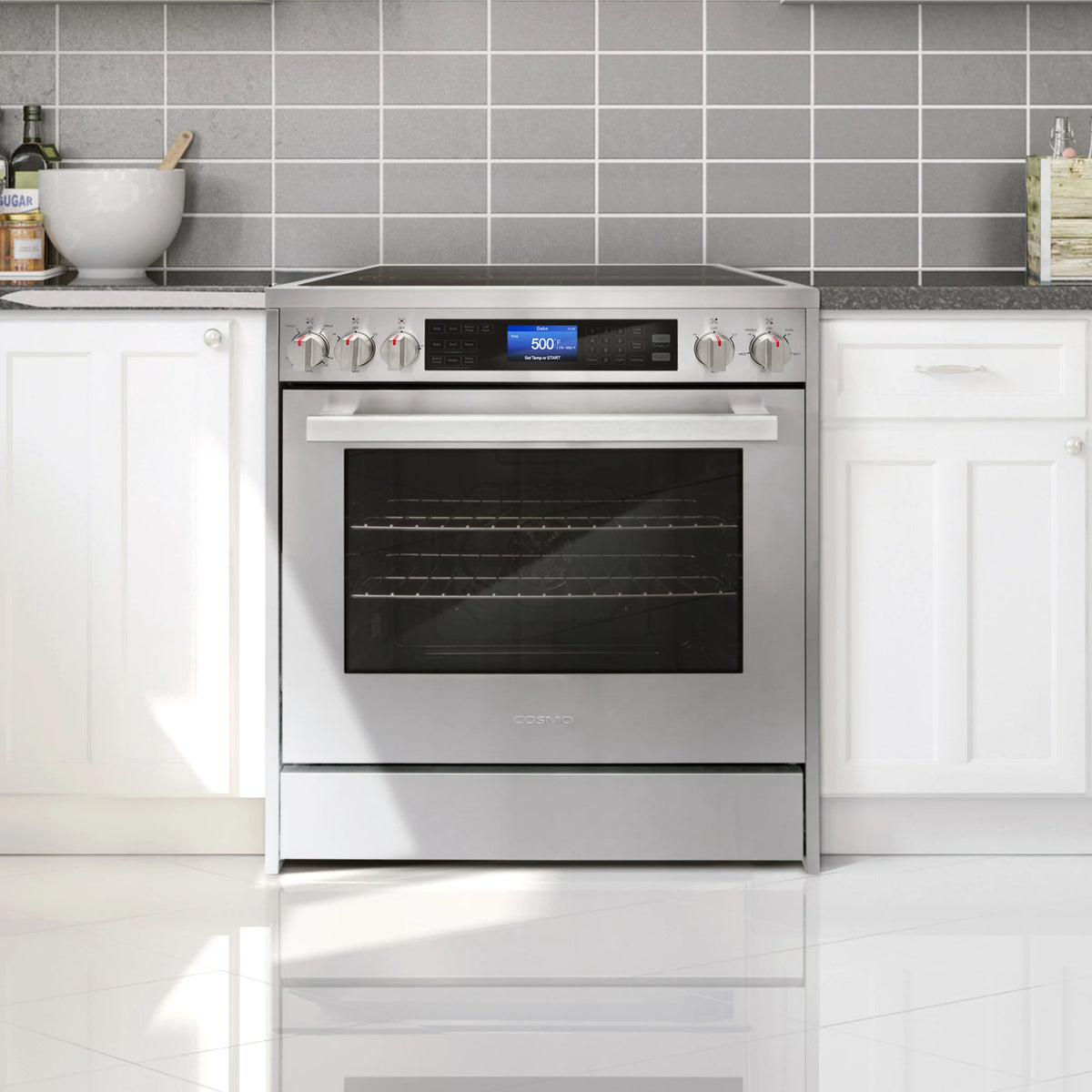 2 Piece Kitchen Appliance Package with Electric Range and Range Hood H449595