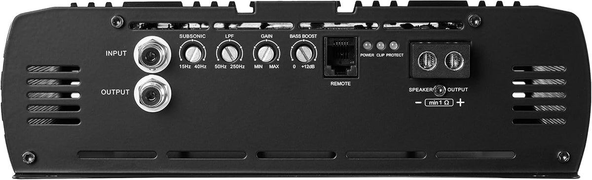 1500W RMS 1-OHM Stable Full Bridge Class D Monoblock Car Audio MOSFET Amplifier X404