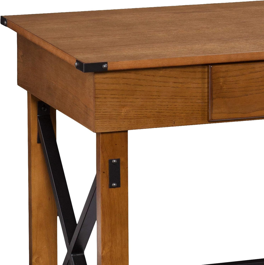Adjustable Height Standing Desk with Hidden Storage O973826