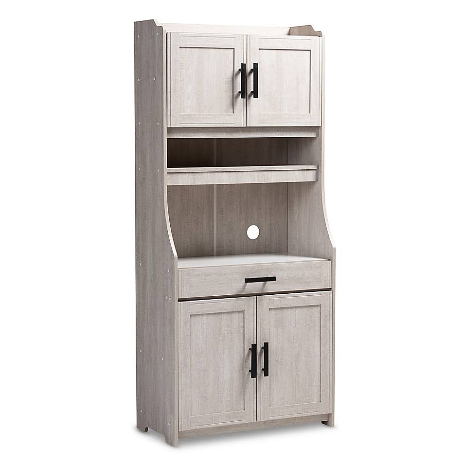 White Wash Kitchen Cabinet W8568