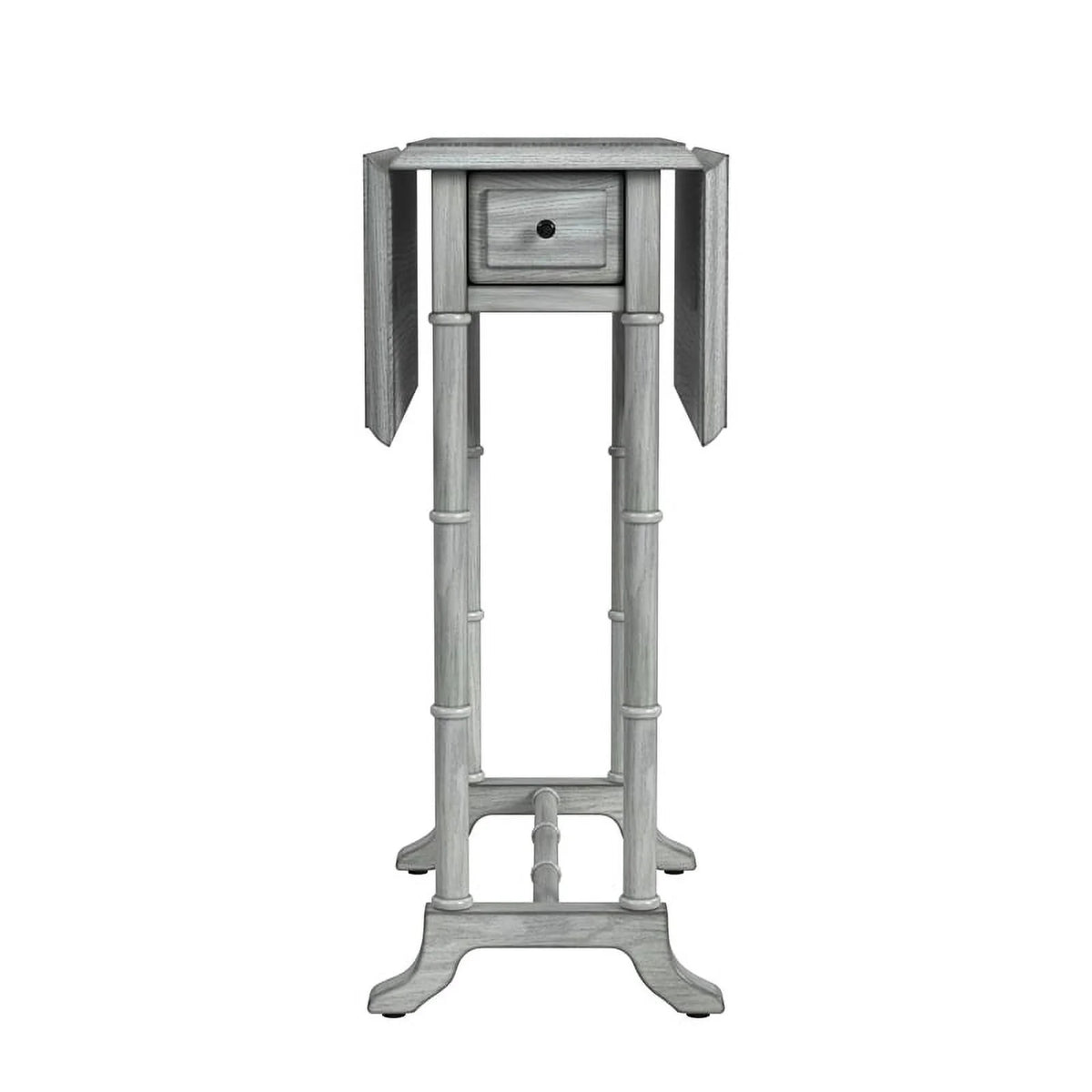 Gray Drop-Leaf Accent Table S802892