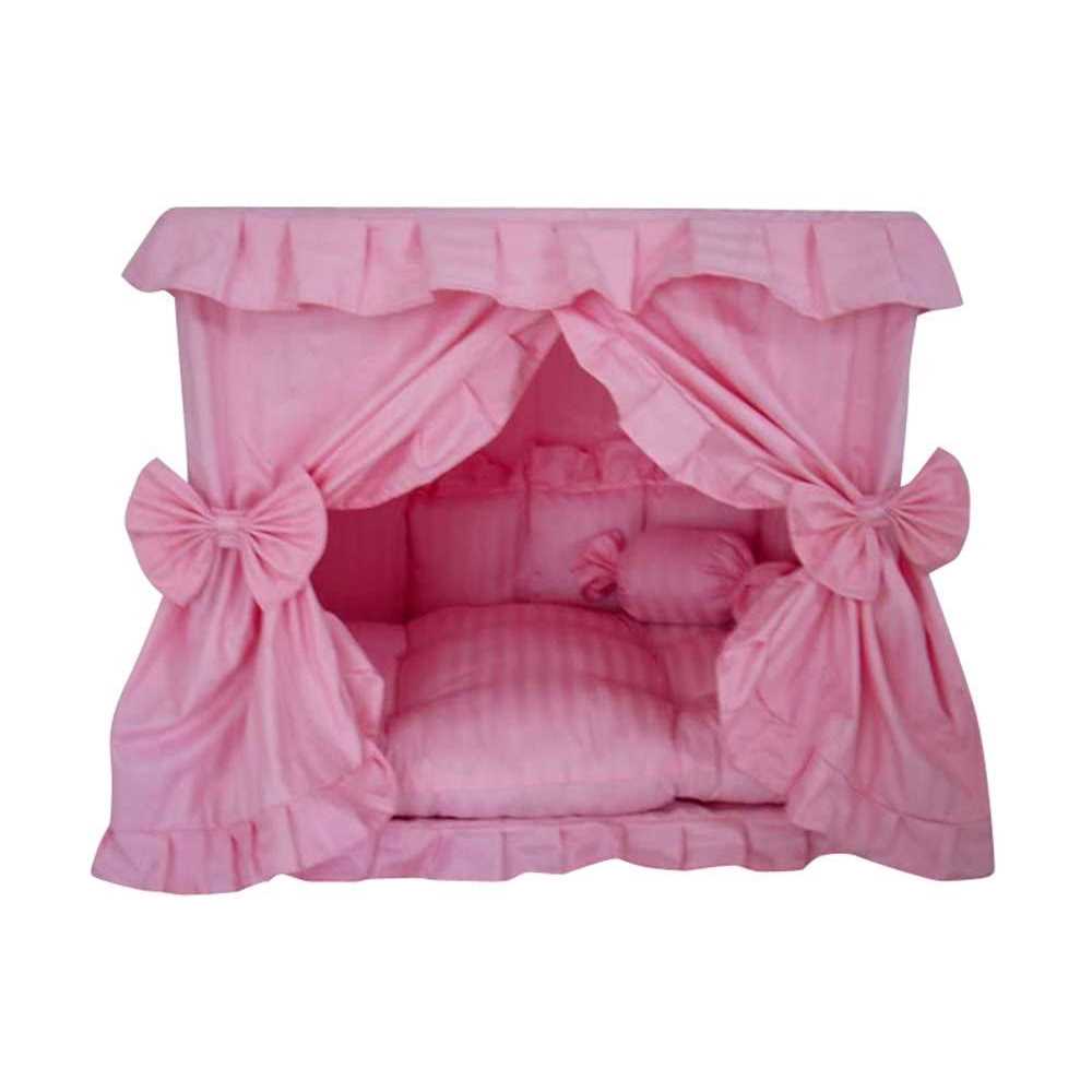 Princess Pink Pet Dog Handmade Bed House F917175