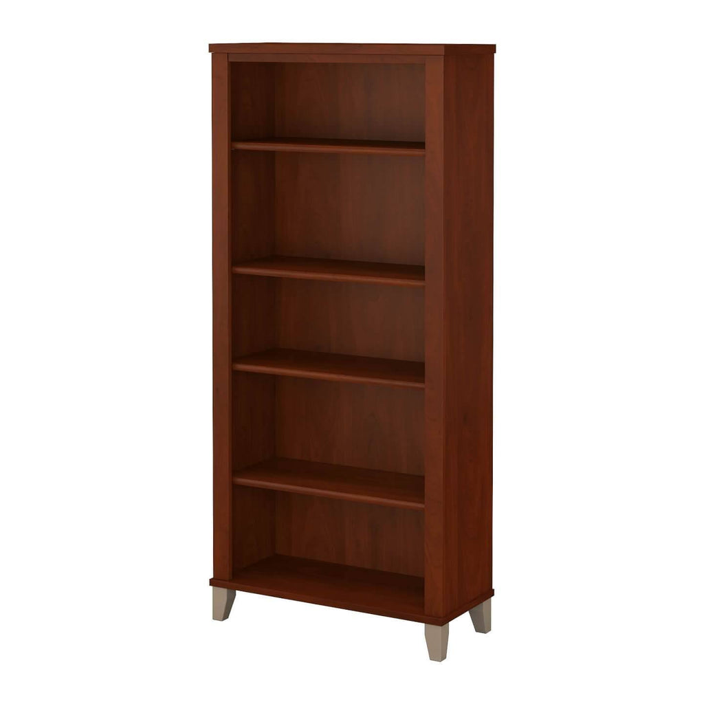 Maple Cross 5-shelf Bookcase A36284