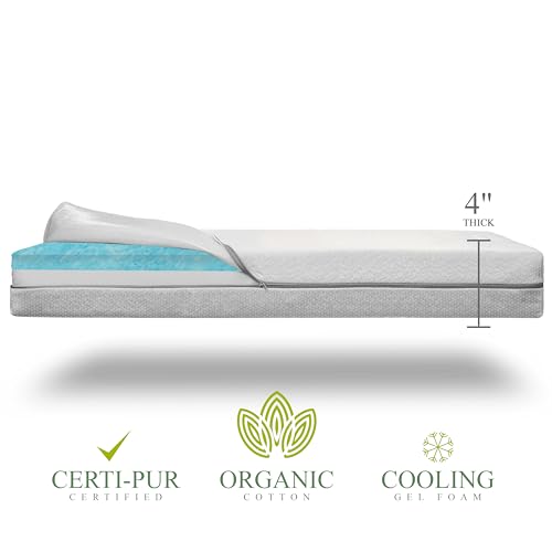 Organic Cotton 2-Sided Crib Mattress E14615