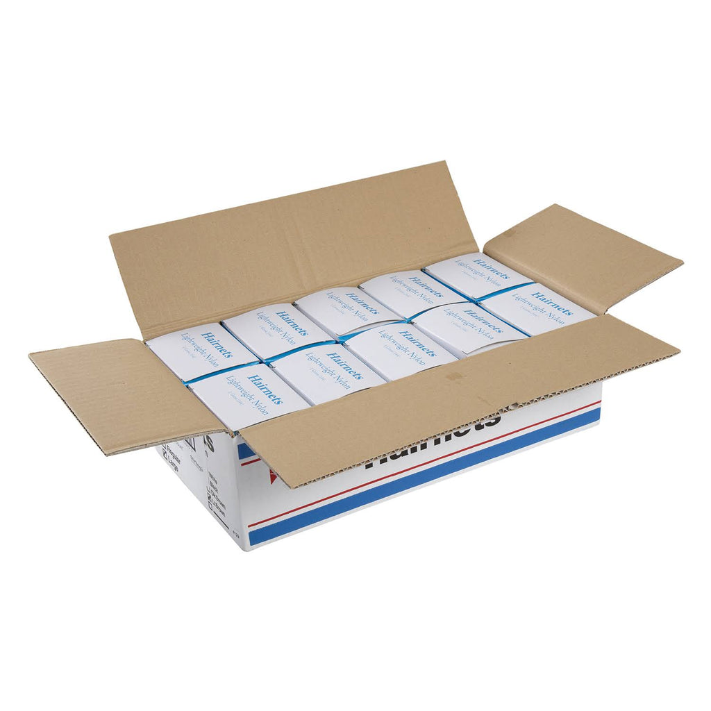Light Brown Lightweight Nylon Hairnet, Case of 1440 R461557