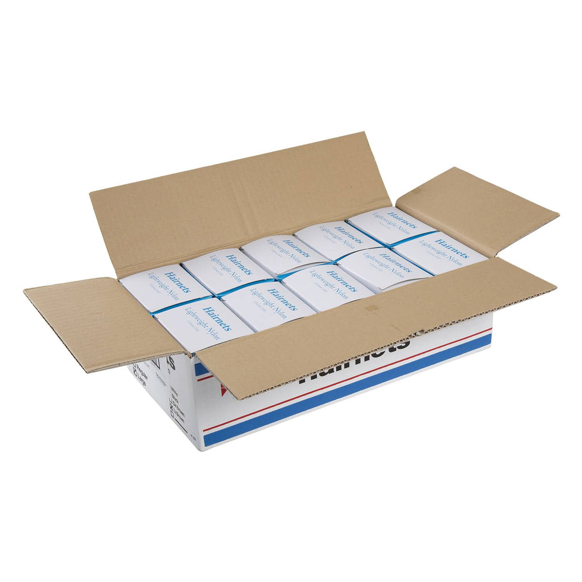 Light Brown Lightweight Nylon Hairnet, Case of 1440 R461557