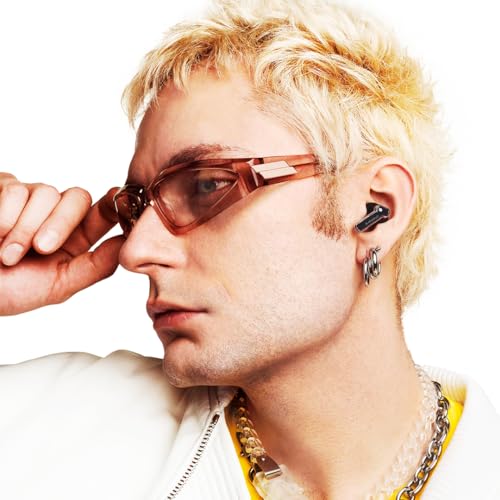 Yellow Wireless Earbuds with Hybrid Noise Cancelling P894226