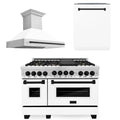 48 In. Gas Range, Range Hood, and Dishwasher L38291