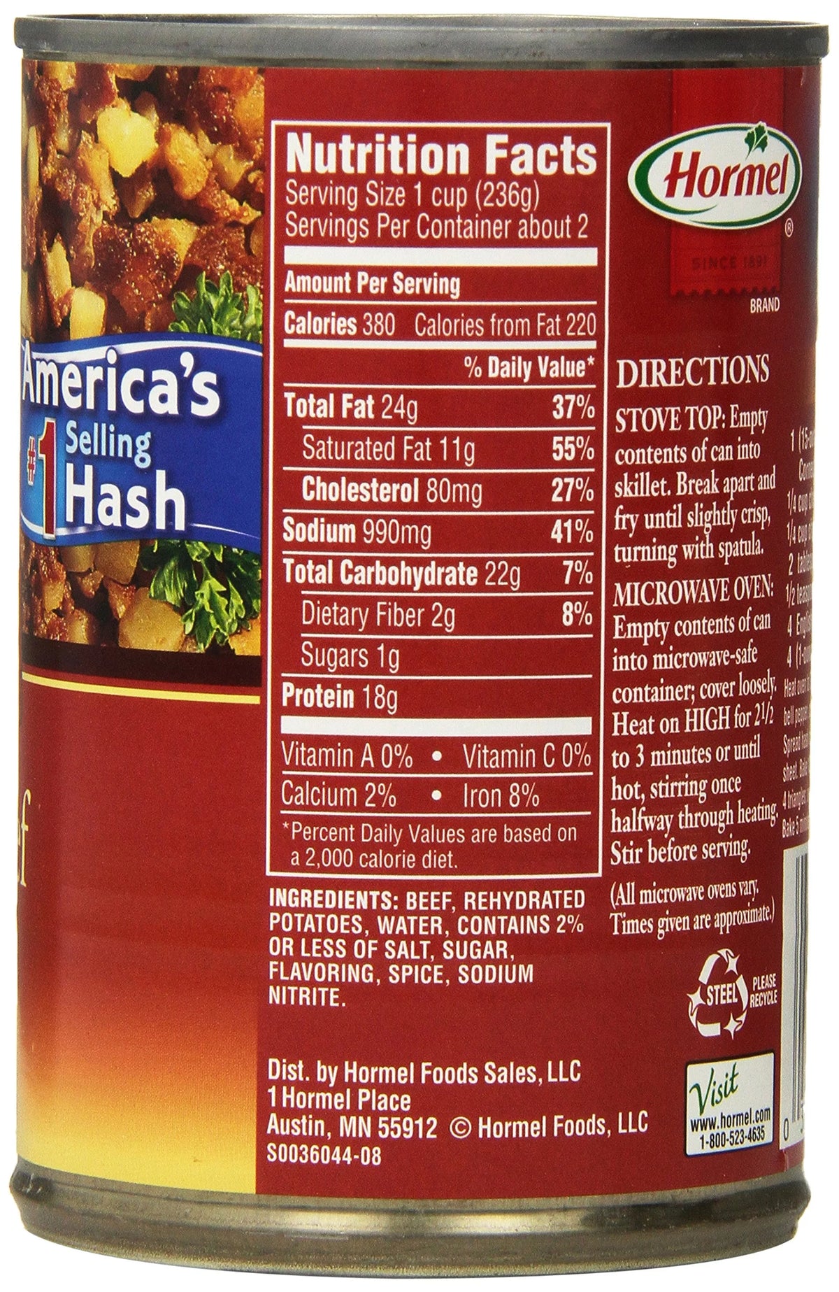 Corned Beef Hash 6 Count I704857