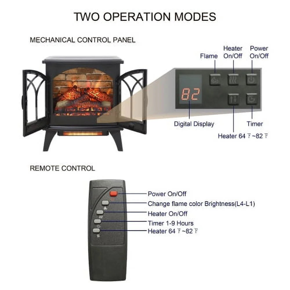 24 inch 3D Infrared Electric Stove J281