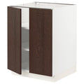 White Base Cabinet with Shelves, 2 Doors G401123