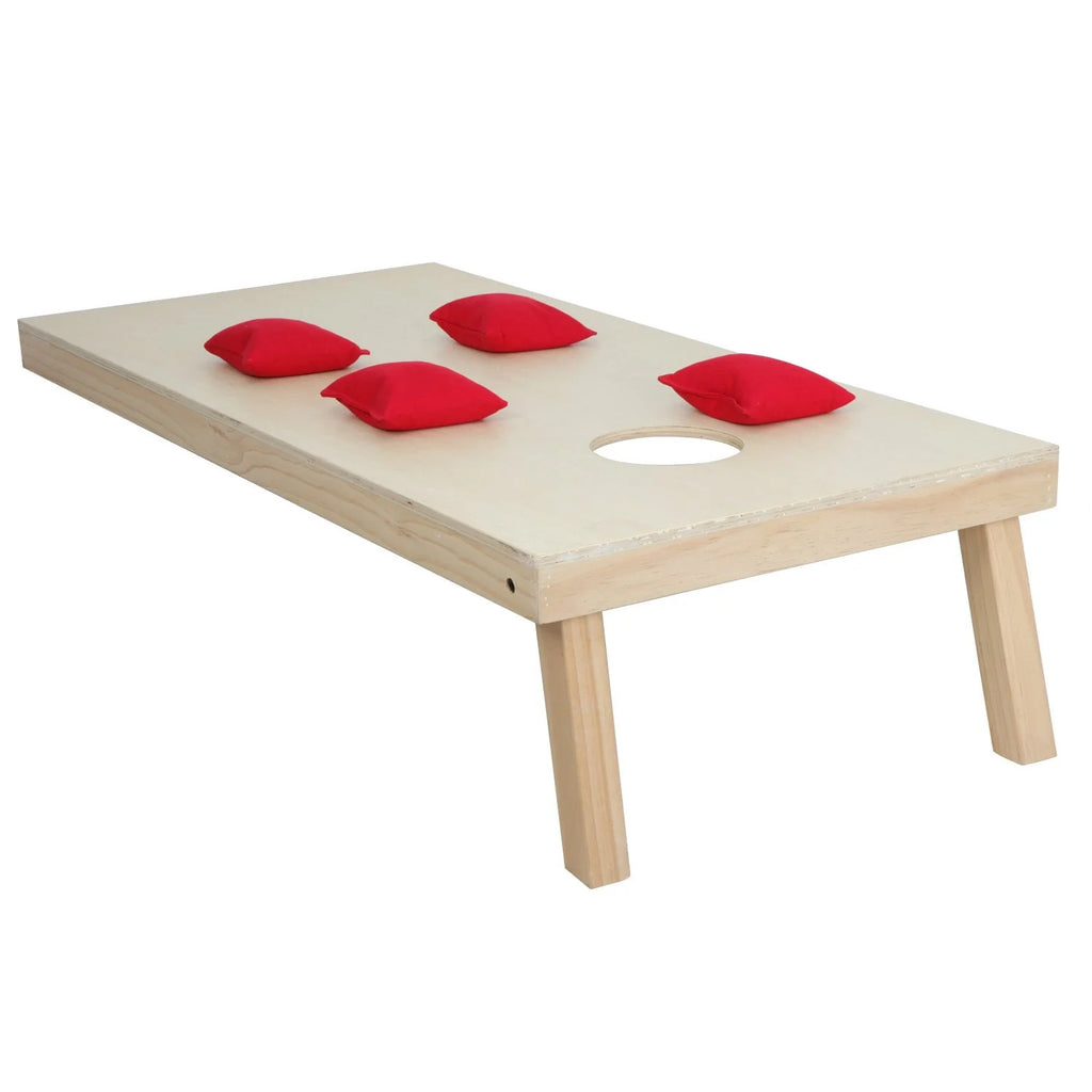 3ft X 2 ft Solid Wood Cornhole Bean Bag Toss Game Set with Carrying Case X154355