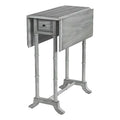 Gray Drop-Leaf Accent Table S802892