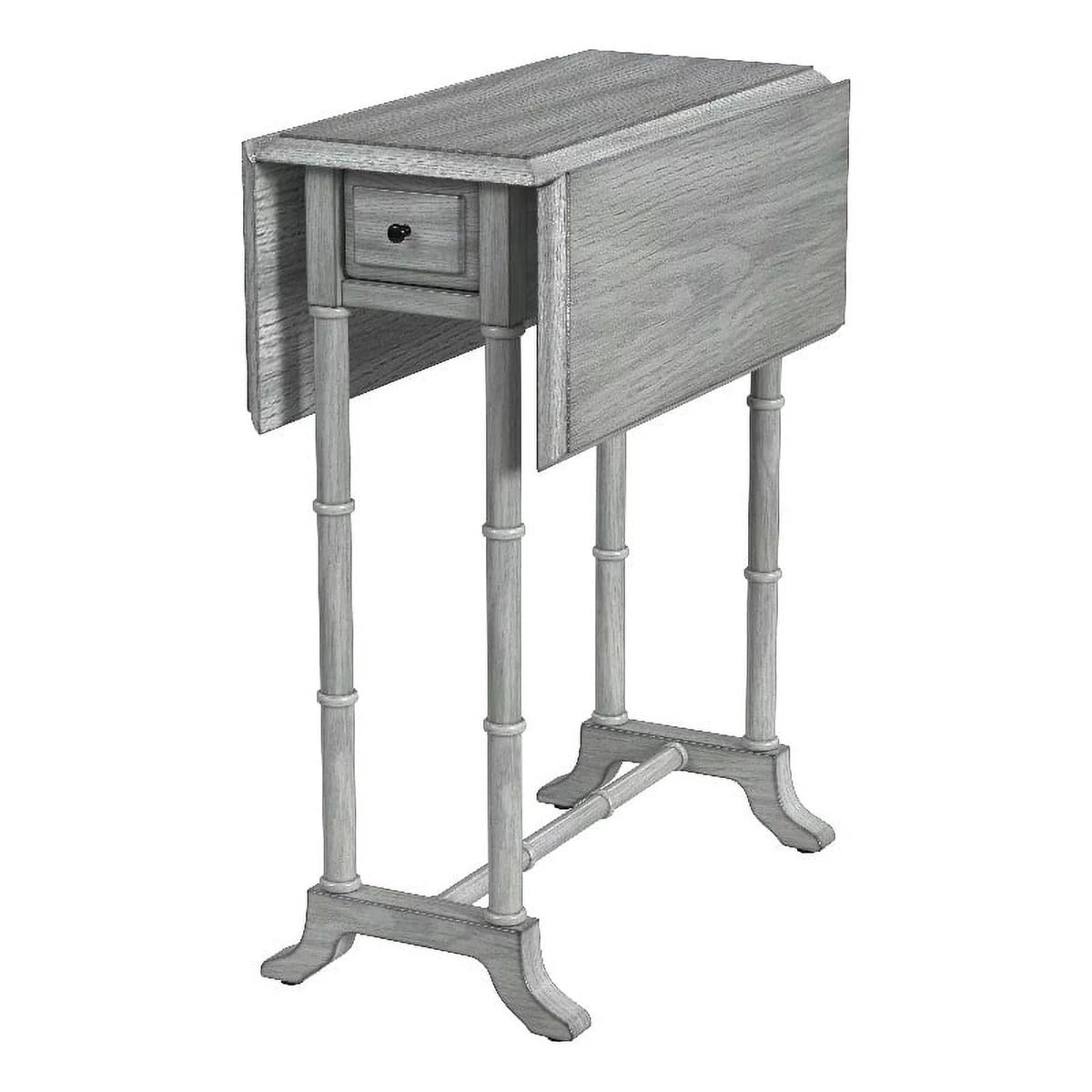 Gray Drop-Leaf Accent Table S802892
