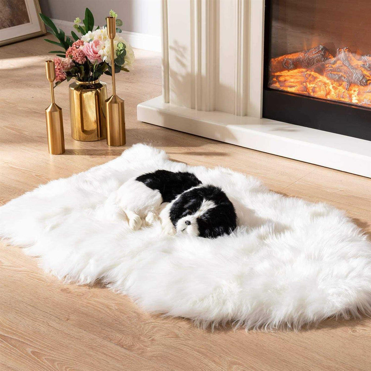 Soft Faux Fur Pet Bed Mat X8679