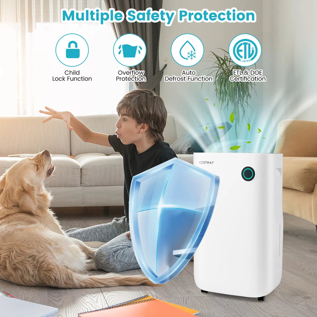 4500 Sq. Ft 73-Pint Dehumidifier with 5 Modes A32747