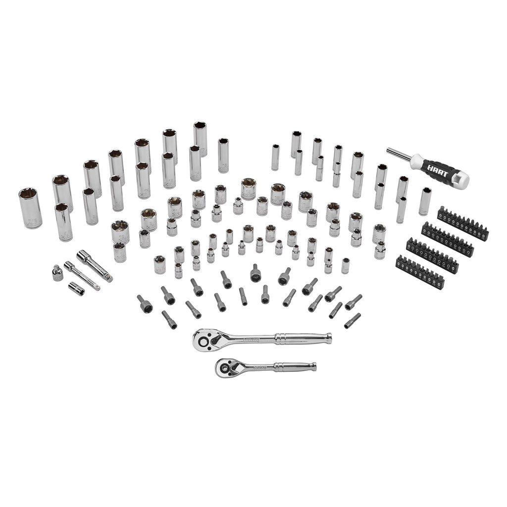140-Piece 1/4 and 3/8-inch Drive Mechanics Tool Set L720476