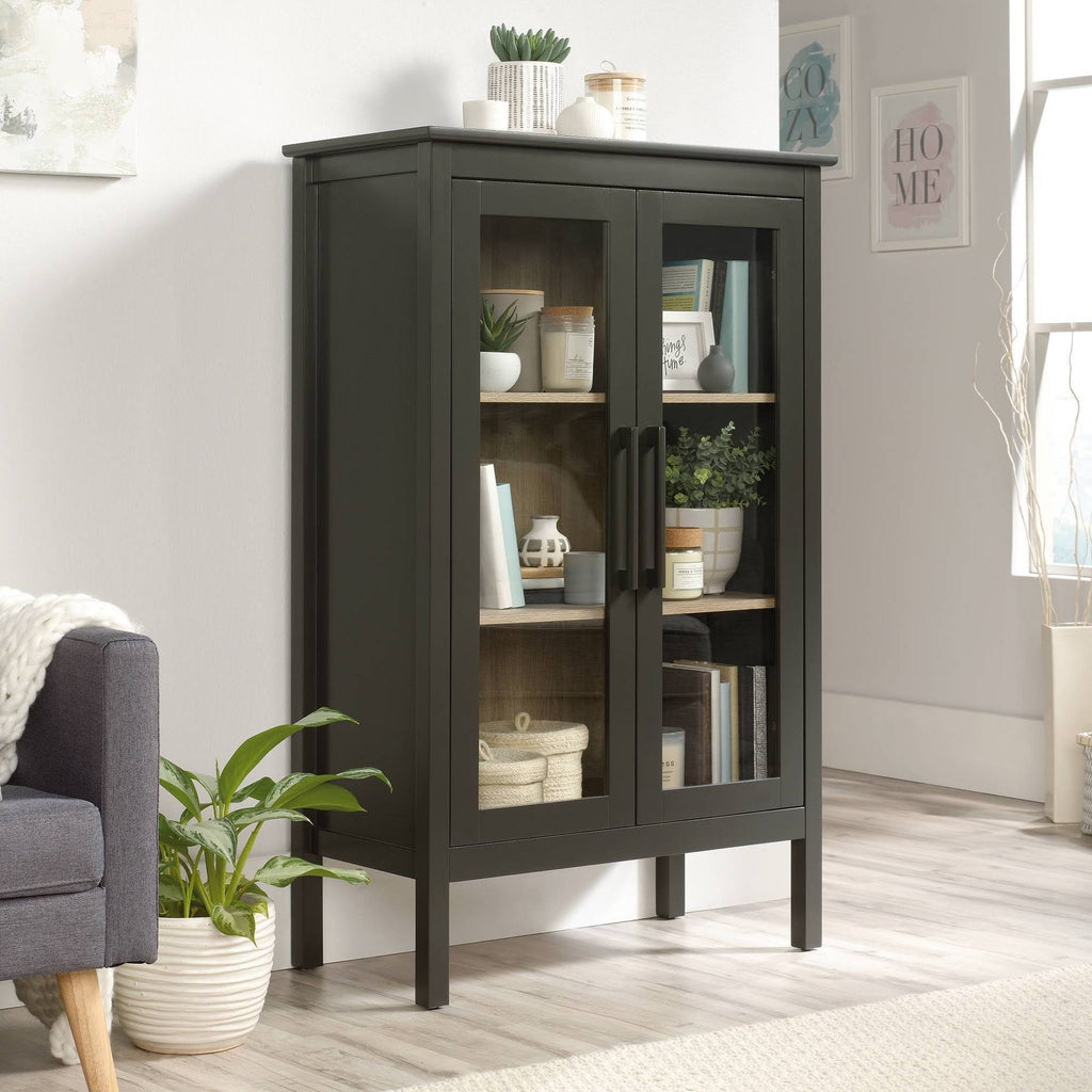Slate Gray Display Cabinet K7555