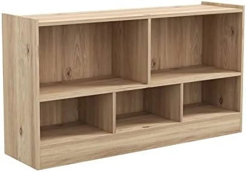 2-Tier 5 Cube Wooden Bookcase U804