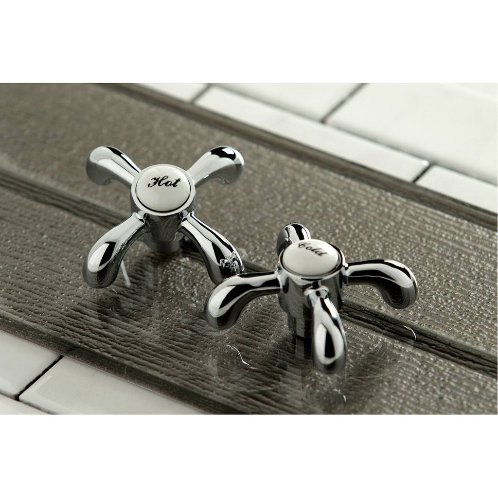 French Country 8-Inch Centerset Kitchen Faucet with Brass Sprayer Satin Nickel X3219