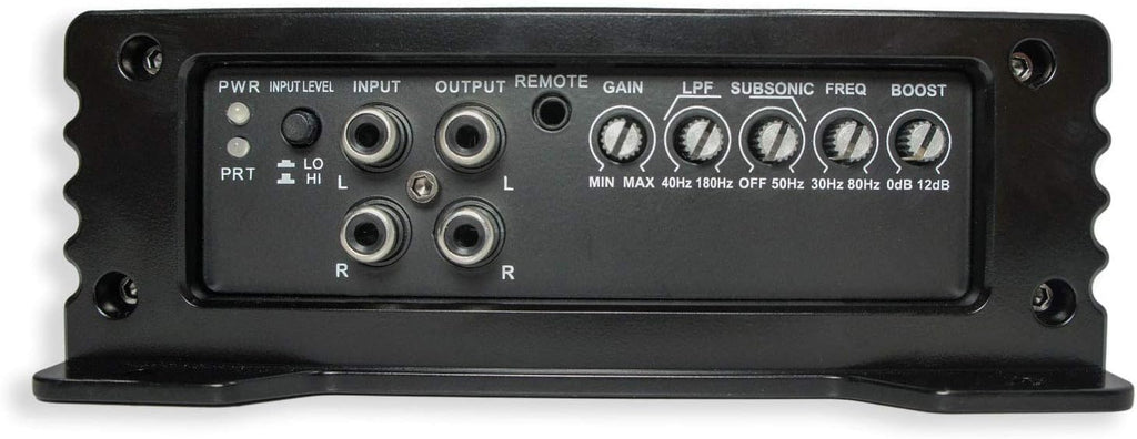 Dual 12 Black Sub Box Enclosure & Amp Q820282