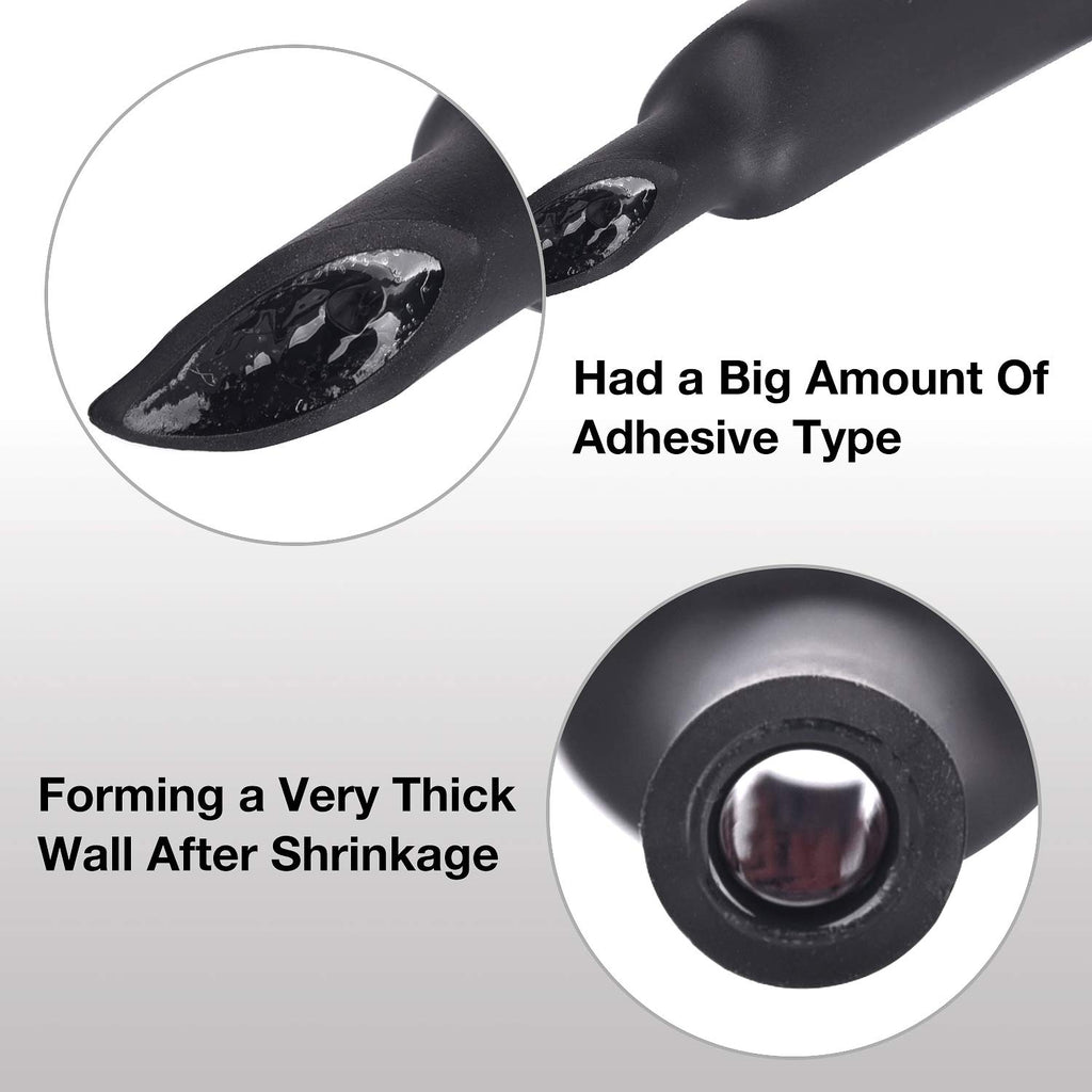 1 Inch 3:1 Waterproof Heat Shrink Tubing, 4 Ft Black F5314