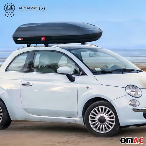 11.3 Cubic Feet Carbon Fiber Textured Car Rooftop Cargo Box W24861