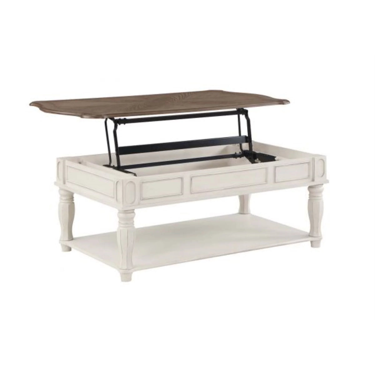 Rectangular Wood Lift Top Coffee Table T2964