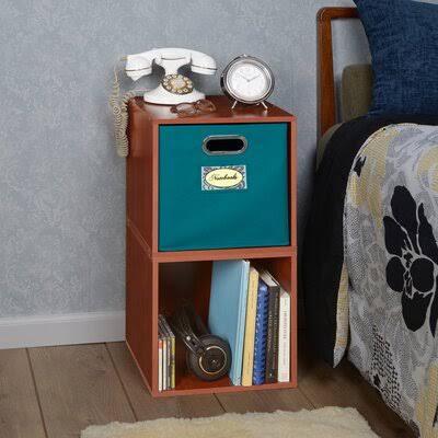 Warm Cherry Cube Bookcase Q136
