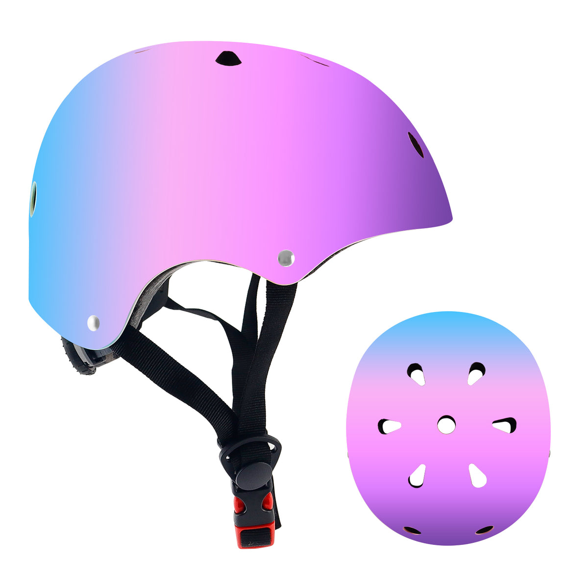 Green Kids Skateboard Helmet 48-54cm A108497