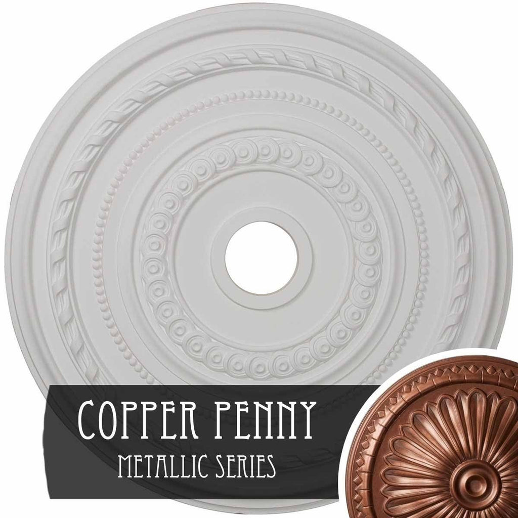 Copper Penny Ceiling Medallion W694006