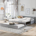 Grey Wood Daybed with Trundle Z189157