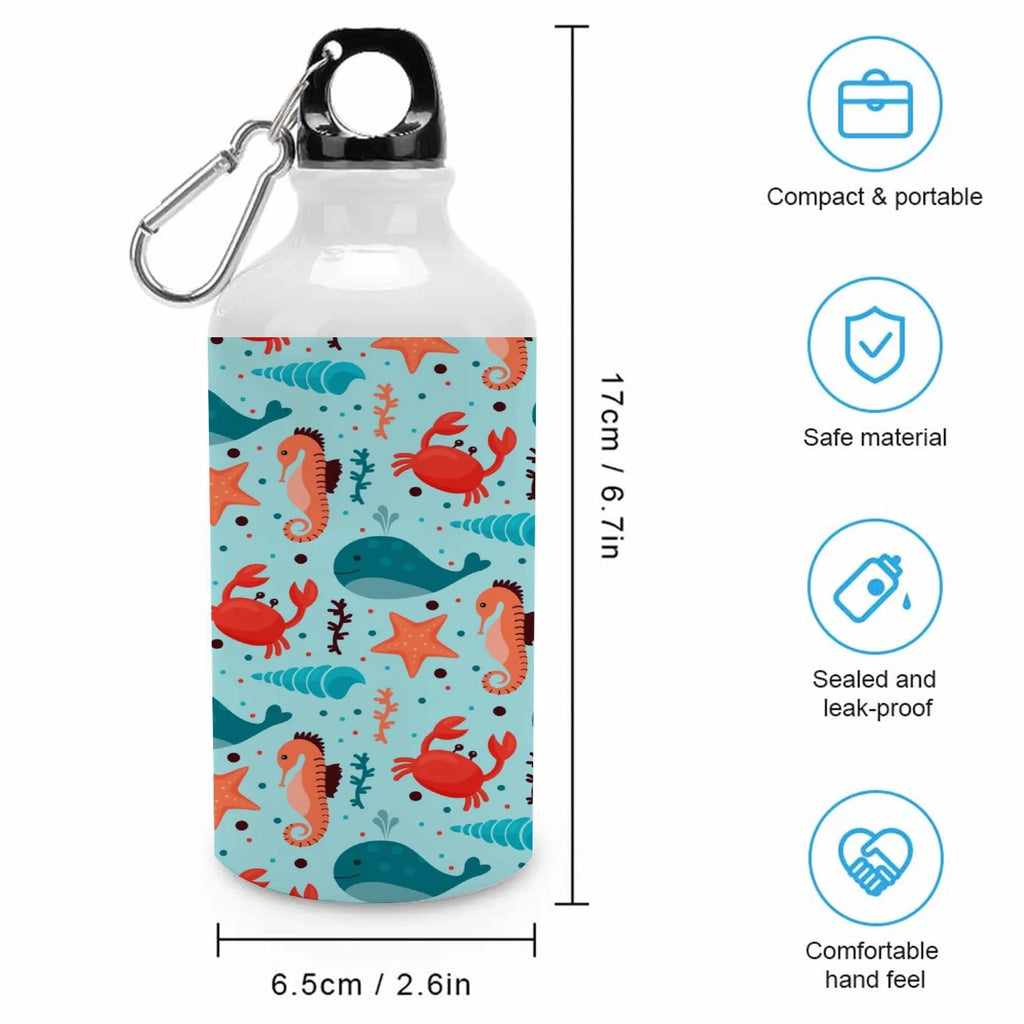400ml Sport Aluminum Water Bottle with Twist Cap D9410