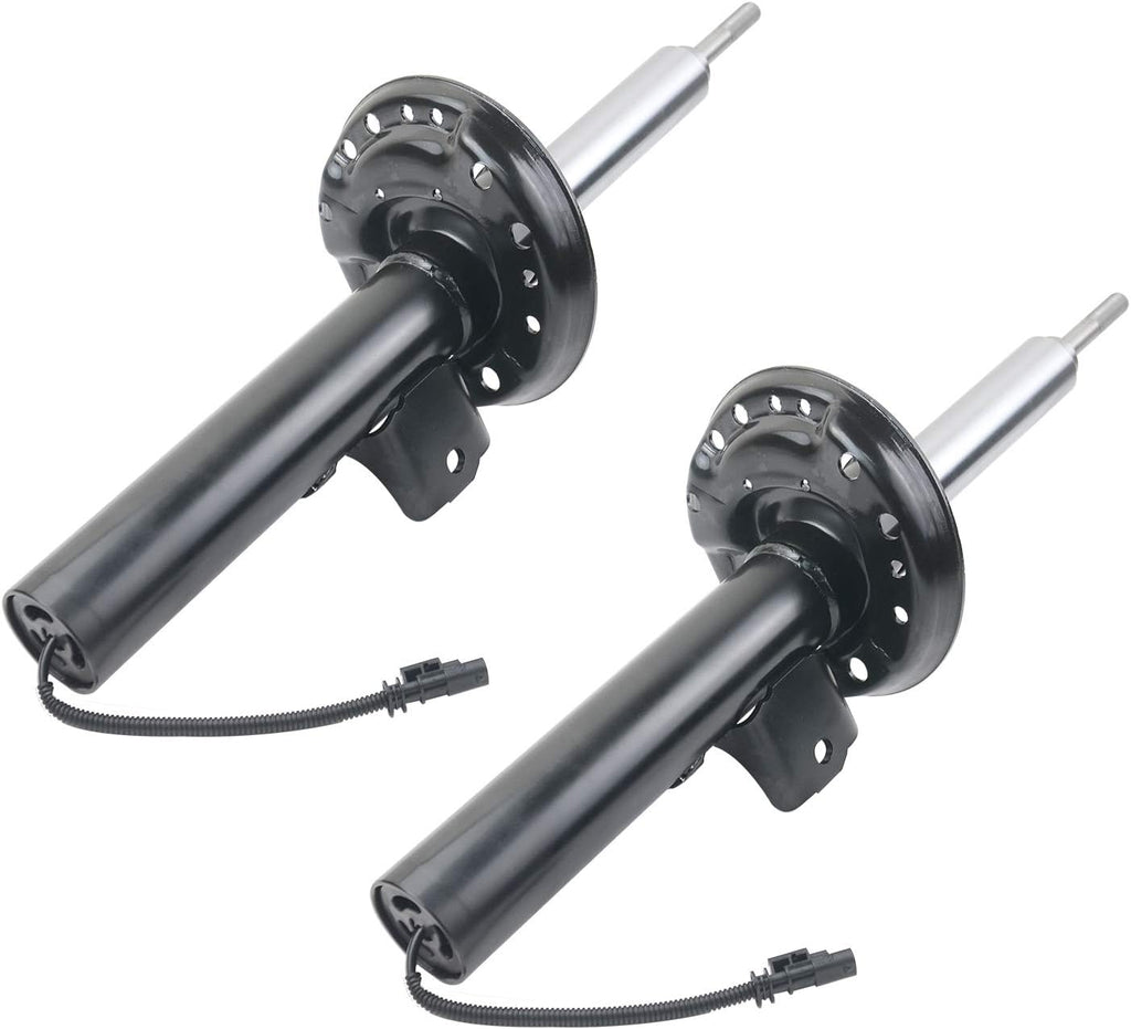Pair Rear Shock Absorbers Struts with Upper Mount Assembly Y558