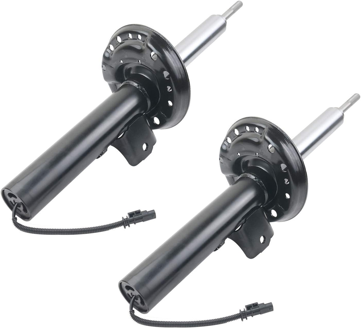 Pair Rear Shock Absorbers Struts with Upper Mount Assembly Y558