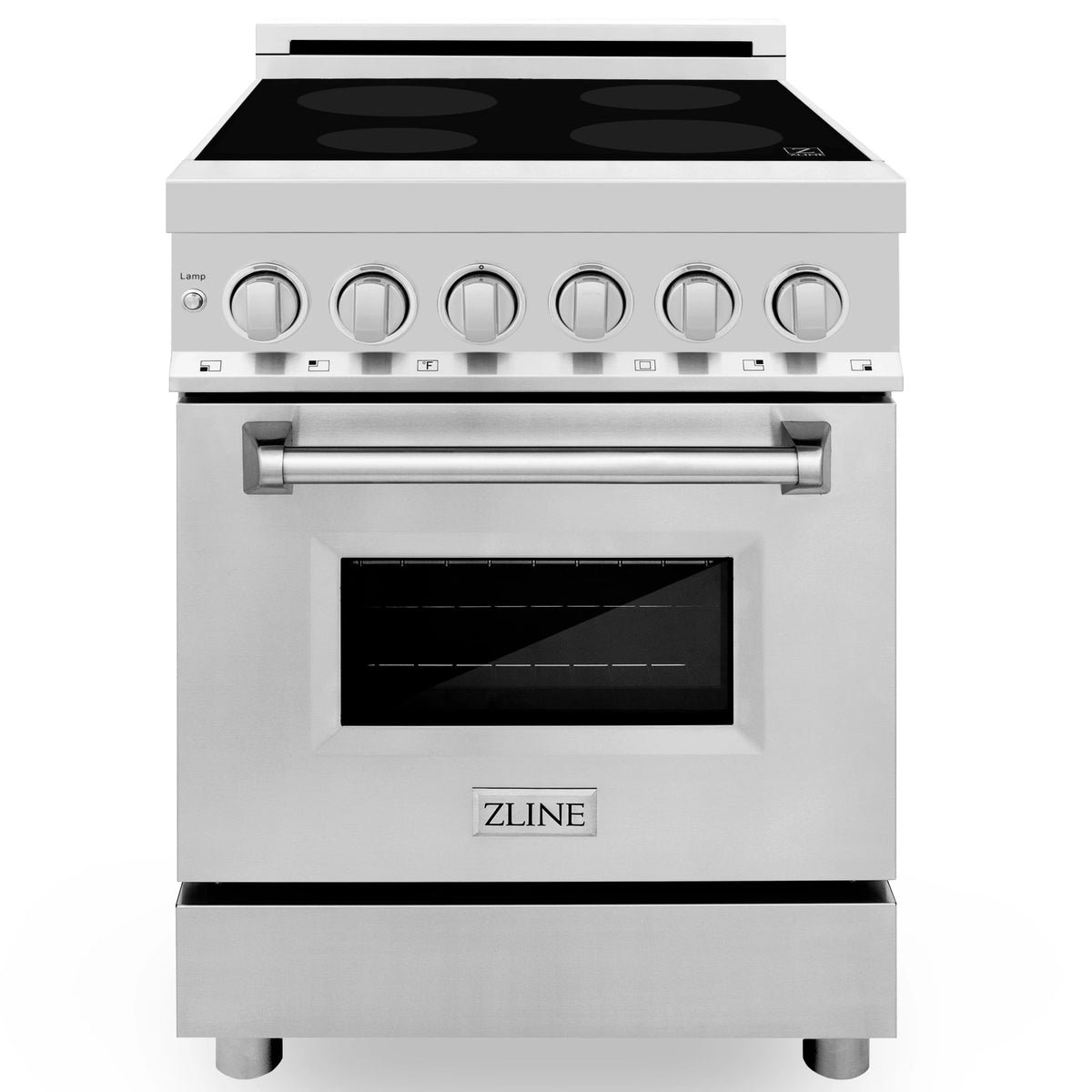 24 2.8 cu. ft. Induction Range with 4 Element Stove and Electric Oven in Stainless Steel D9463