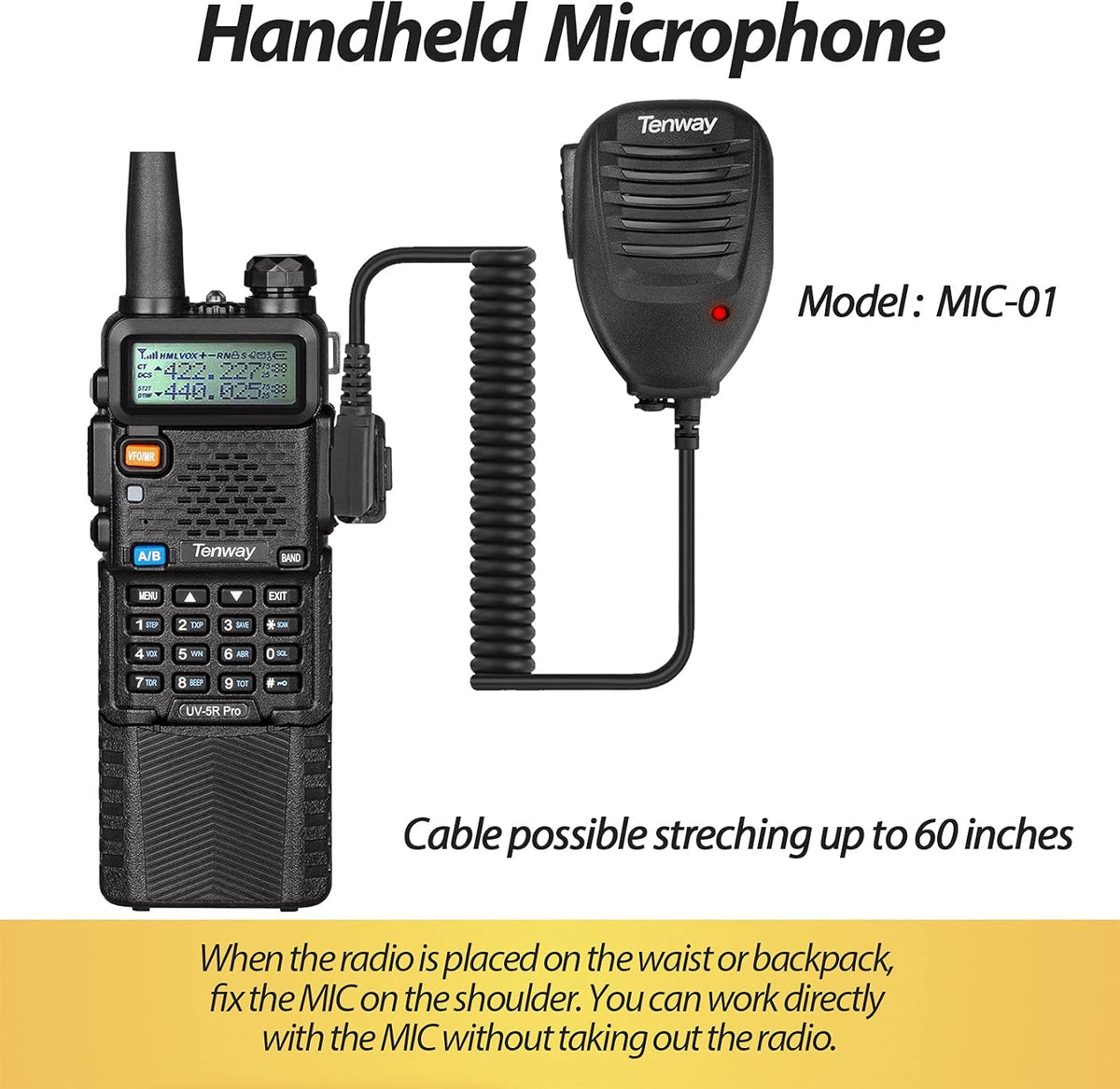 8W Dual Band Two Way Radio 2Pack with 3800mAh Battery X955