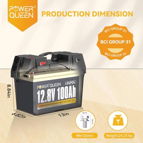 12.8V 50Ah LiFePO4 Battery with 50A BMS C468