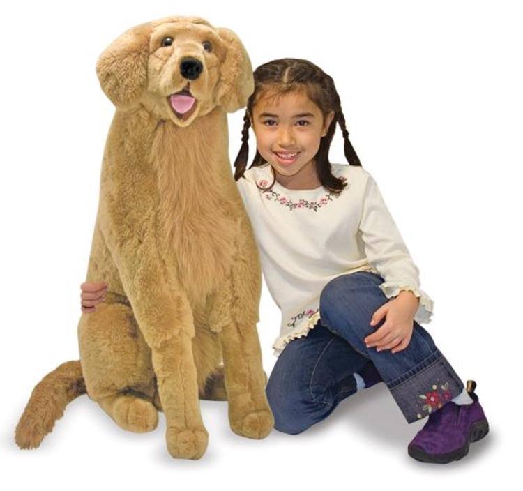 Lifelike Stuffed Animal Dog (Over 2 Feet Tall) H2029
