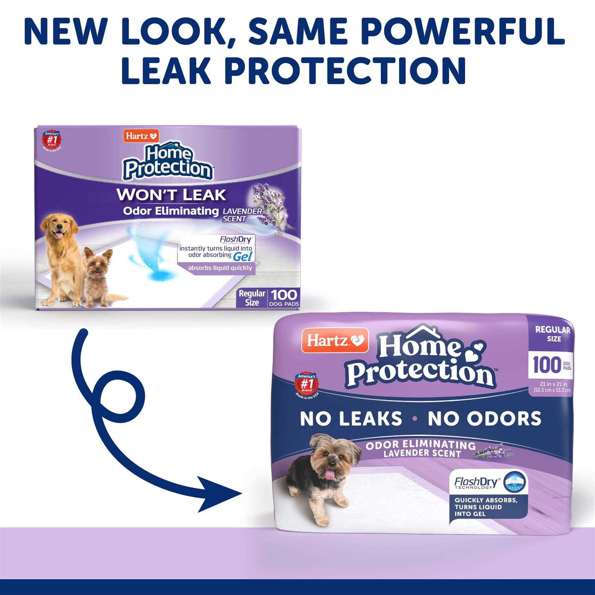 Lavender Scent Odor Eliminating Dog Pads A41113