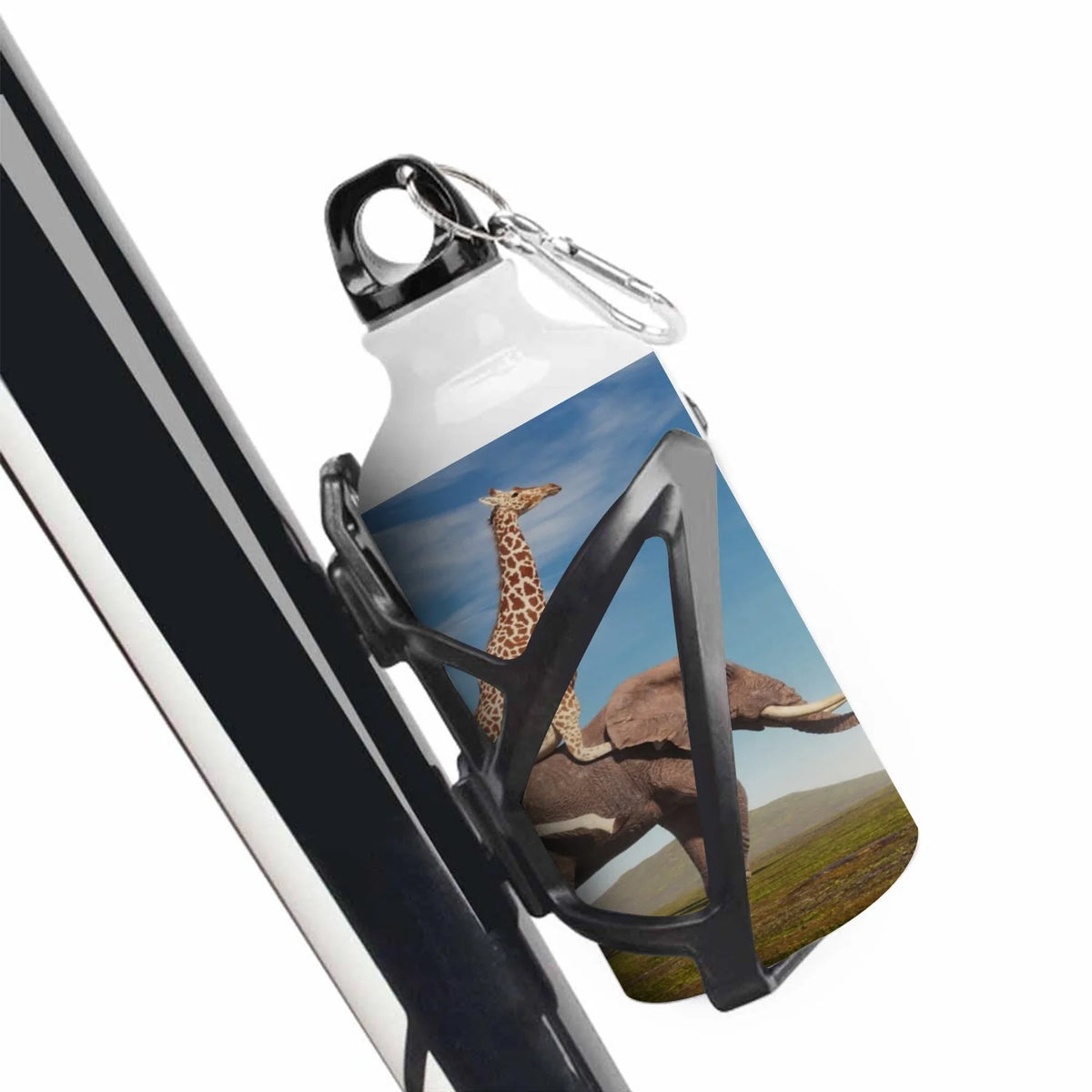 400ml Aluminum Sport Water Bottle with Twist Cap L5893