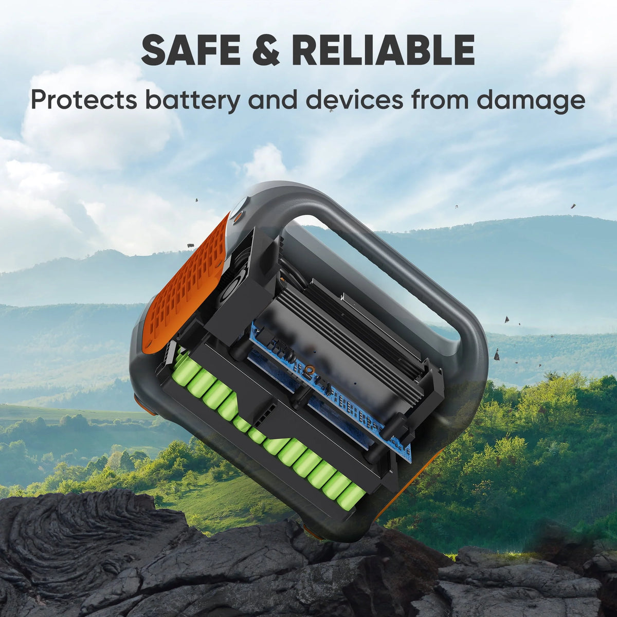 1002Wh Portable Power Station with 3x1000W AC Outlets Y506