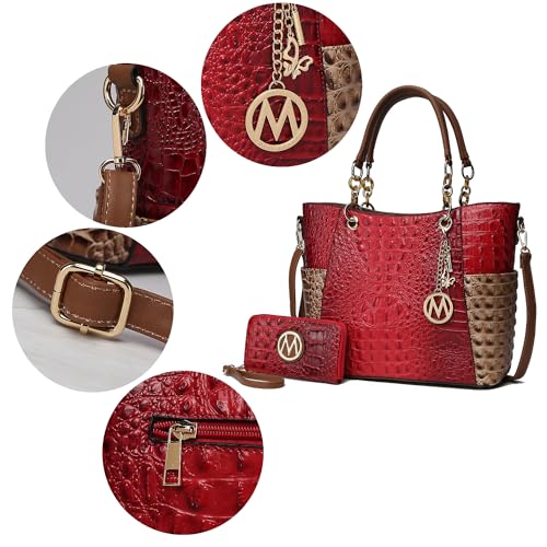 Tote Bag Set with Wallet Vegan Leather C1710