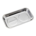 9-1/2 in. x 5-1/2 in. Magnetic Stainless Steel Parts Tray X874