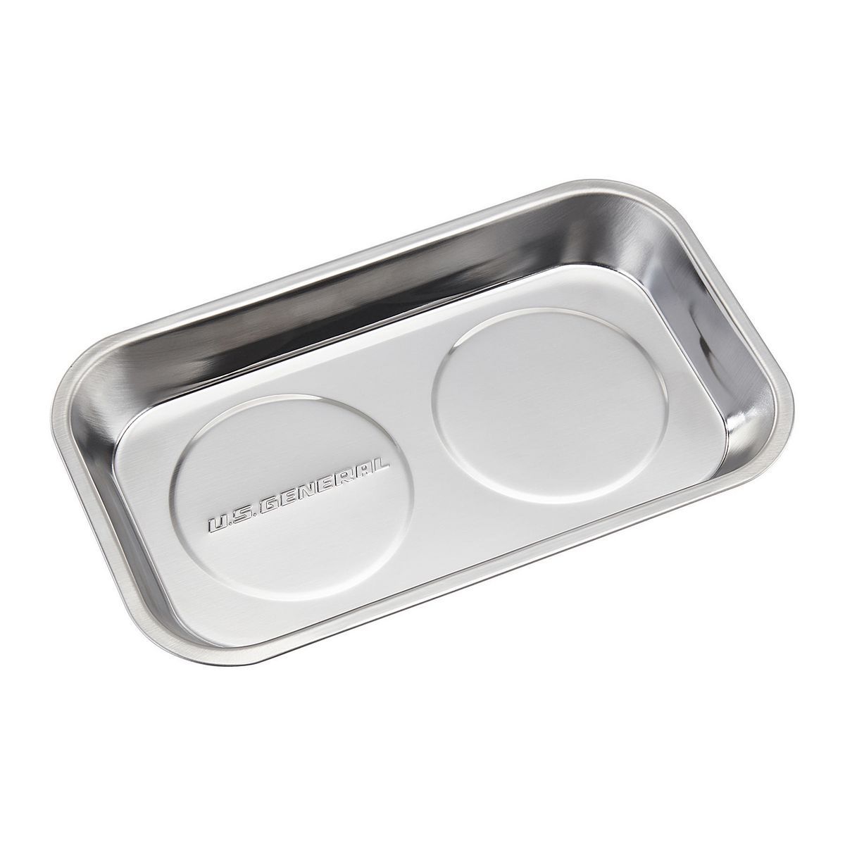 9-1/2 in. x 5-1/2 in. Magnetic Stainless Steel Parts Tray X874