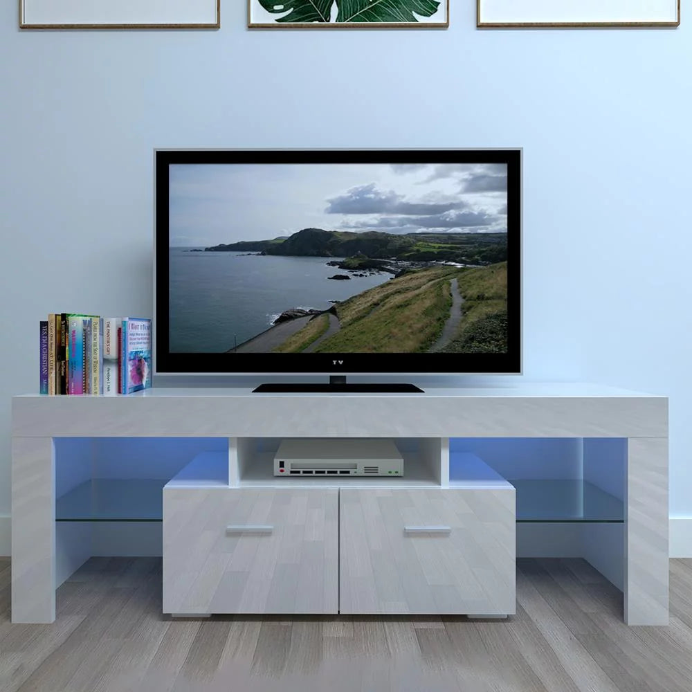 White Modern Rectangle Coffee Table T285