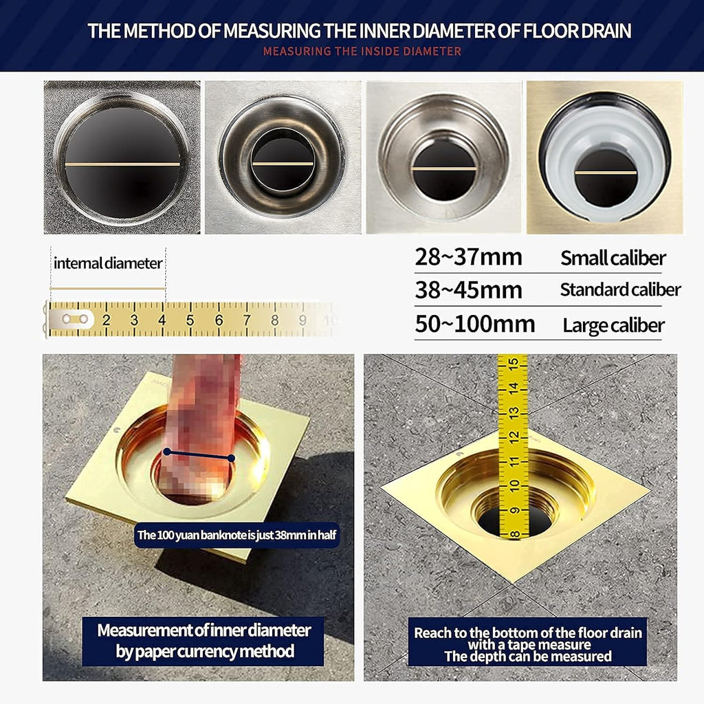 Shower Drain Floor Drain Backflow Preventer Magnetic Levitation One-Way Drain Valve Pack of 2 R438252