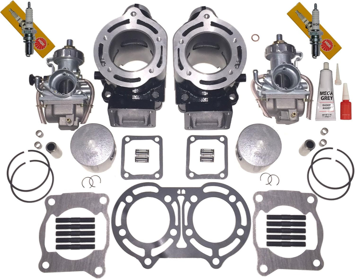 Carburetor Cylinder Piston Gasket Top End Kit W199886